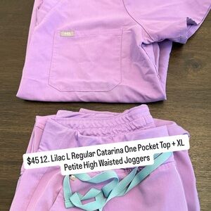 Figs Catarina Top / High Waisted Joggers Set